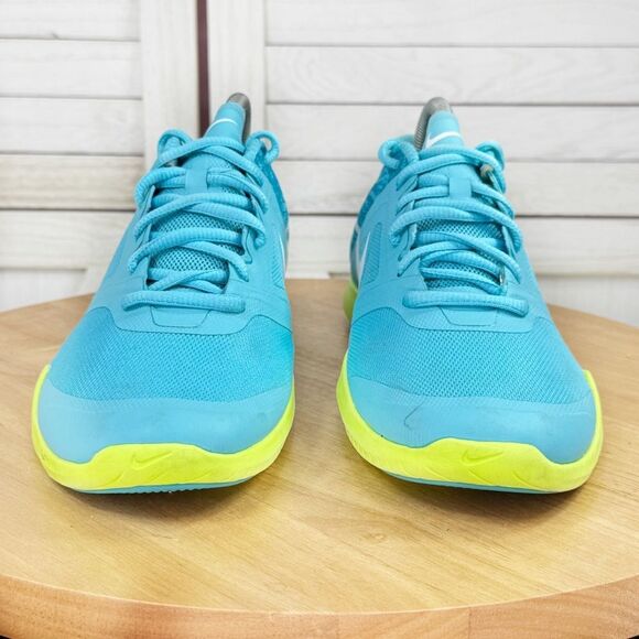 Nike Nike Studio Trainer 2 Lace Up Running Shoes Sneakers Teal Blue Women 9 - Picture 2 of 11